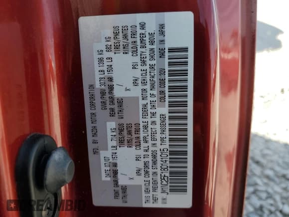 ✅ 2008 Mazda MX-5 Miata Grand Touring • VIN: JM1NC25F180141015 • Lot: 75513084. Listed on Copart with 39,387 mi. Free auction sales archive from the USA and detailed vehicle history report at DreamBid. Image 13.