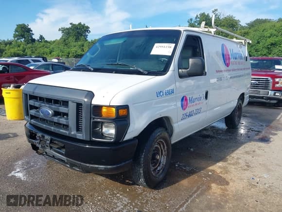 ✅ 2013 Ford Econoline Cargo Commercial • VIN: 1FTNE1EW6DDA74029 • Lot: 42951238. Listed on IAAI with 120,720 mi. Free auction sales archive from the USA and detailed vehicle history report at DreamBid. Image 2.