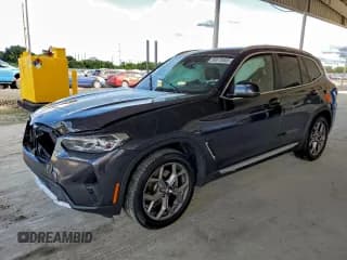 ✅ 2024 BMW X3 sDrive30i • VIN: WBX47DP08RN280537 • Лот: 95615505. Опубликован ранее на Copart с пробегом 17 683 миль. Бесплатный доступ к архиву аукционных продаж из США и подробный отчёт об истории автомобиля на DreamBid. Изображение 1.
