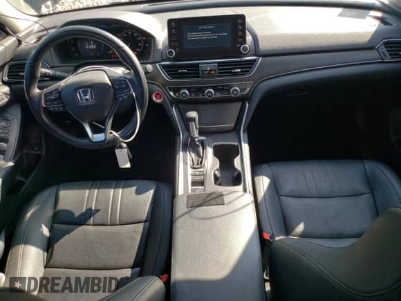 2022 Honda Accord EX-L with VIN 1HGCV1F57NA026363, listed as a Copart auction lot 70476965 with 47,511 mi miles and Salvage title. Bid and sale history available at DreamBid. Image 8.