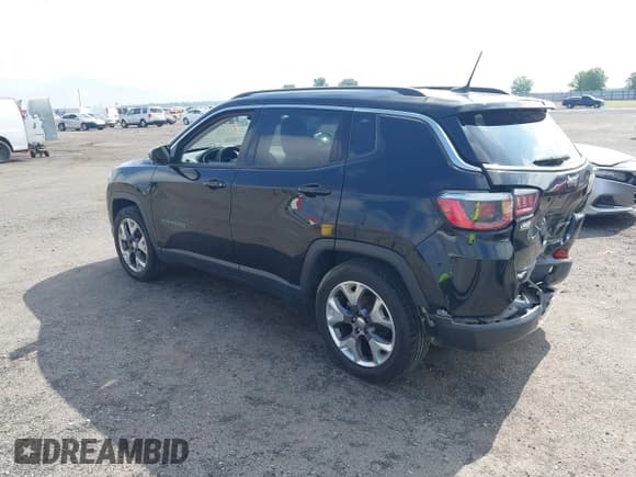 ✅ 2020 Jeep Compass Limited • VIN: 3C4NJCCB6LT218582 • Lot: 42508477. Listed on IAAI with 98,580 mi. Free auction sales archive from the USA and detailed vehicle history report at DreamBid. Image 3.