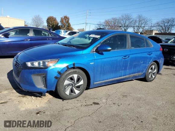 ✅ 2018 Hyundai Ioniq SEL • VIN: KMHC75LC1JU090633 • Lot: 91418525. Listed on Copart with 94,644 mi. Free auction sales archive from the USA and detailed vehicle history report at DreamBid. Image 1.