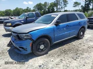 2022 Dodge Durango Pursuit z VIN 1C4SDJFT4NC202107, wystawiony jako Copart lot #57845725 z przebiegiem Nie podano mil oraz Szkoda całkowita • Salvage title. Historia ofert i sprzedaży dostępna na DreamBid. Obrazek 1.