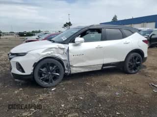 2022 Chevrolet Blazer RS with VIN 3GNKBKRS5NS144539, listed as a Copart auction lot 61398865 with 42,818 mi miles and Clean title. Bid and sale history available at DreamBid. Image 1.