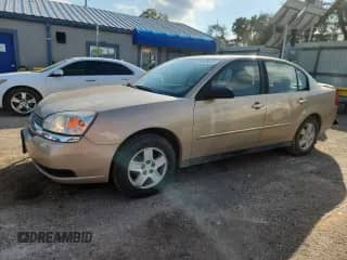 2005 Chevrolet Malibu LS with VIN 1G1ZT54895F202568, listed as a Copart auction lot 85509895 with 132,864 mi miles and Salvage title. Bid and sale history available at DreamBid. Image 1.