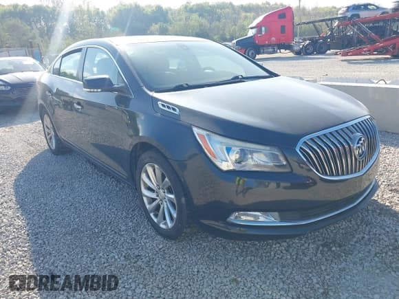 ✅ 2014 Buick LaCrosse Leather • VIN: 1G4GB5G34EF204743 • Lot: 43449018. Listed on IAAI with 175,356 mi. Free auction sales archive from the USA and detailed vehicle history report at DreamBid. Image 1.