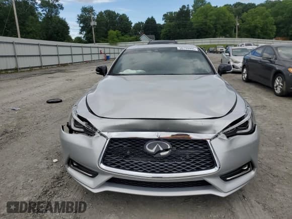 ✅ 2020 Infiniti Q60 Red Sport 400 • VIN: JN1FV7EK2LM400320 • Lot: 56799905. Listed on Copart with 61,126 mi. Free auction sales archive from the USA and detailed vehicle history report at DreamBid. Image 5.