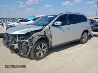 ✅ 2019 Nissan Pathfinder S • VIN: 5N1DR2MN0KC621955 • Lot: 81774385. Listed on Copart with 91,448 mi. Free auction sales archive from the USA and detailed vehicle history report at DreamBid. Image 1.