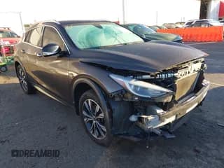 ✅ 2018 Infiniti QX30 Premium • VIN: SJKCH5CR4JA057372 • Lot: 43439344. Listed on IAAI with 45,158 mi. Free auction sales archive from the USA and detailed vehicle history report at DreamBid. Image 1.