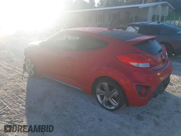✅ 2013 Hyundai Veloster Turbo • VIN: KMHTC6AE1DU174106 • Lot: 43497748. Listed on IAAI with 117,365 mi. Free auction sales archive from the USA and detailed vehicle history report at DreamBid. Image 3.