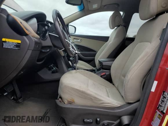2014 Hyundai Santa Fe with VIN 5XYZUDLB0EG151762, listed as a Copart auction lot 91348525 with 135,823 mi miles and Salvage title. Bid and sale history available at DreamBid. Image 7.