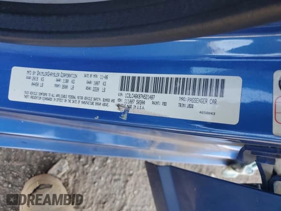 ✅ 2007 Chrysler Sebring • VIN: 1C3LC46K87N521487 • Lot: 81873035. Listed on Copart with 161,763 mi. Free auction sales archive from the USA and detailed vehicle history report at DreamBid. Image 13.