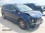 ✅ 2014 Honda Odyssey EX-L • VIN: 5FNRL5H62EB010123 • Lot: 43246576. Listed on IAAI with 184,678 mi. Free auction sales archive from the USA and detailed vehicle history report at DreamBid. Image 1.