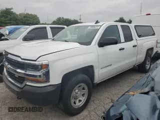 2019 Chevrolet Silverado 1500 Work Truck z VIN 2GCVKNEC9K1172308, wystawiony jako Copart lot #59147265 z przebiegiem 89 558 mil mil oraz Czysty tytuł • Clean title. Historia ofert i sprzedaży dostępna na DreamBid. Obrazek 1.