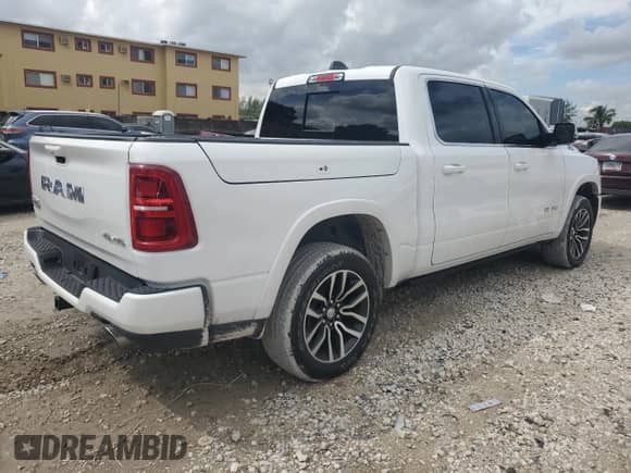 2025 Ram 1500 Limited with VIN 1C6SRFHP8SN570621, listed as a Copart auction lot 81669665 with 5,954 mi miles and Non repairable. Bid and sale history available at DreamBid. Image 3.