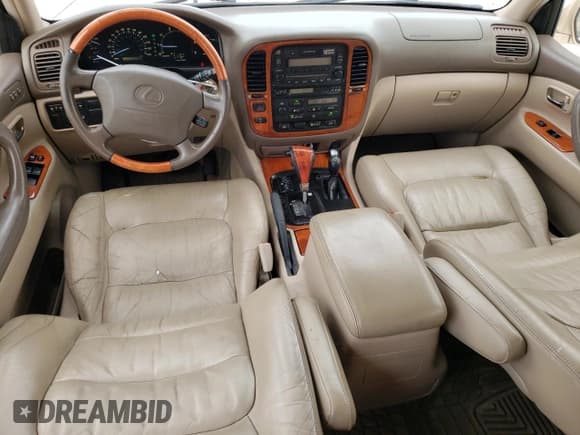 ✅ 2000 Lexus LX 470 • VIN: JT6HT00W5Y0080039 • Lot: 75300064. Wystawiony na Copart z przebiegiem 186 828 mil. Bezpłatny archiwum sprzedaży aukcyjnych z USA i szczegółowy raport historii pojazdu na DreamBid. Zdjęcie 8.