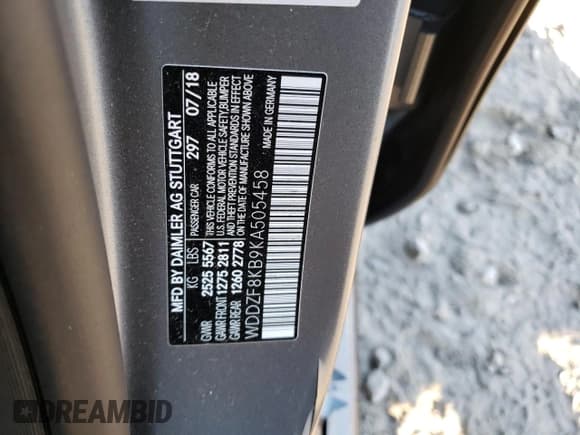 ✅ 2019 Mercedes-Benz E 63 S AMG • VIN: WDDZF8KB9KA505458 • Lot: 81146624. Wystawiony na Copart z przebiegiem Nie podano. Bezpłatny archiwum sprzedaży aukcyjnych z USA i szczegółowy raport historii pojazdu na DreamBid. Zdjęcie 13.