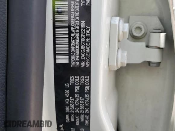 ✅ 2016 Jeep Renegade Trailhawk • VIN: ZACCJBCT0GPE21684 • Lot: 64313765. Listed on Copart with 121,032 mi. Free auction sales archive from the USA and detailed vehicle history report at DreamBid. Image 13.