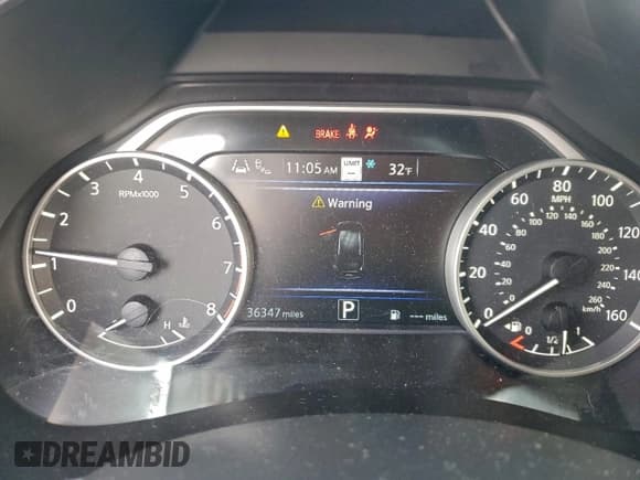 ✅ 2020 Nissan Murano Platinum • VIN: 5N1AZ2DS4LN115768 • Lot: 95020185. Listed on Copart with 36,347 mi. Free auction sales archive from the USA and detailed vehicle history report at DreamBid. Image 9.