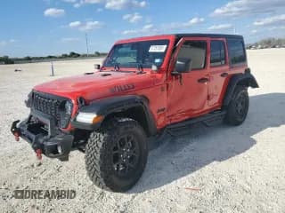 ✅ 2024 Jeep Wrangler Sport S • VIN: 1C4PJXDG8RW287240 • Lot: 87357605. Listed on Copart with 4,688 mi. Free auction sales archive from the USA and detailed vehicle history report at DreamBid. Image 1.