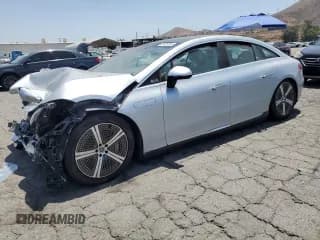 ✅ 2024 Mercedes-Benz EQS 450+ • VIN: W1KCG2DB6RA047109 • Lot: 61429195. Listed on Copart with 969 mi. Free auction sales archive from the USA and detailed vehicle history report at DreamBid. Image 1.