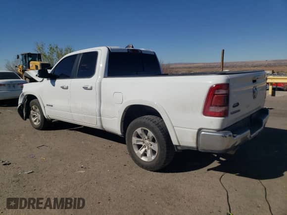2020 Ram 1500 Laramie with VIN 1C6RREDT0LN294884, listed as a Copart auction lot 59661595 with 93,109 mi miles and Salvage title. Bid and sale history available at DreamBid. Image 3.