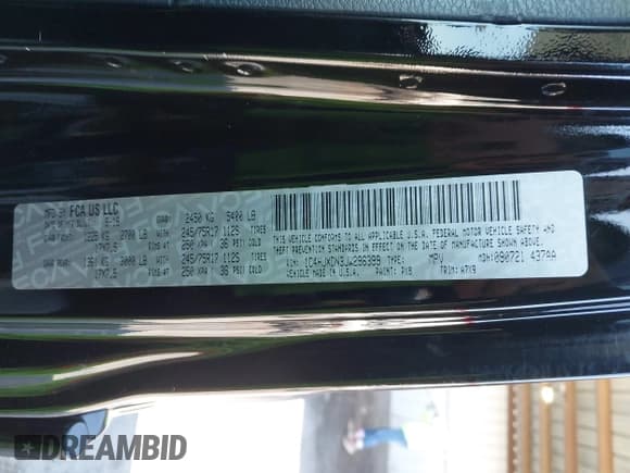 ✅ 2018 Jeep Wrangler Unlimited Sport S • VIN: 1C4HJXDN3JW296399 • Lot: 42746676. Listed on IAAI with 74,641 mi. Free auction sales archive from the USA and detailed vehicle history report at DreamBid. Image 9.