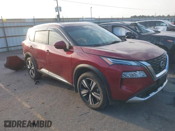 ✅ 2022 Nissan Rogue Platinum • VIN: JN8BT3DC3NW120437 • Lot: 42160139. Wystawiony na IAAI z przebiegiem 65 434 mil. Bezpłatny archiwum sprzedaży aukcyjnych z USA i szczegółowy raport historii pojazdu na DreamBid. Zdjęcie 1.