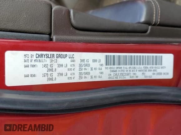 ✅ 2014 Jeep Grand Cherokee Summit • VIN: 1C4RJFJM3EC316071 • Lot: 92066365. Wystawiony na Copart z przebiegiem 201 615 mil. Bezpłatny archiwum sprzedaży aukcyjnych z USA i szczegółowy raport historii pojazdu na DreamBid. Zdjęcie 14.