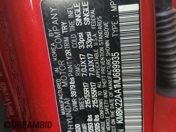 ✅ 2021 Hyundai Kona SEL • VIN: KM8K22AA1MU689935 • Лот: 69758603. Опубликован ранее на Copart с пробегом 28 940 миль. Бесплатный доступ к архиву аукционных продаж из США и подробный отчёт об истории автомобиля на DreamBid. Изображение 14.