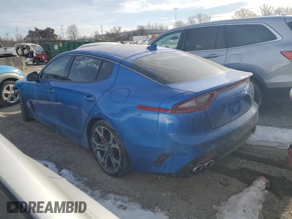 ✅ 2019 Kia Stinger GT • VIN: KNAE35LC0K6053259 • Lot: 88353625. Listed on Copart with 44,129 mi. Free auction sales archive from the USA and detailed vehicle history report at DreamBid. Image 2.
