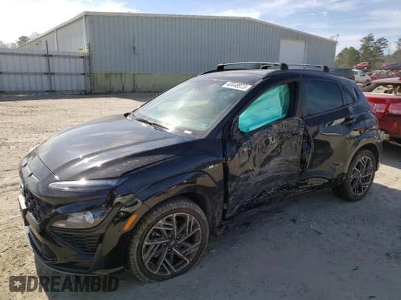 2022 Hyundai Kona N Line с VIN KM8K3CA35NU794693, выставлен на аукционе Copart как лот 40448973 с пробегом 14 235 миль миль и . История ставок и продаж доступна на DreamBid. Изображение 1.