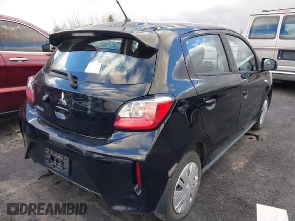 ✅ 2024 Mitsubishi Mirage ES • VIN: ML32AUHJ4RH006699 • Lot: 43642904. Listed on IAAI with 20,800 mi. Free auction sales archive from the USA and detailed vehicle history report at DreamBid. Image 4.