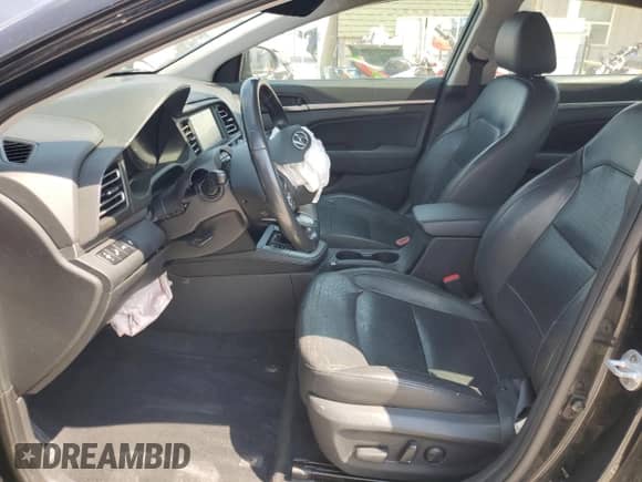 2019 Hyundai Elantra Limited with VIN 5NPD84LF2KH475625, listed as a Copart auction lot 71839745 with 93,235 mi miles and Salvage title. Bid and sale history available at DreamBid. Image 7.