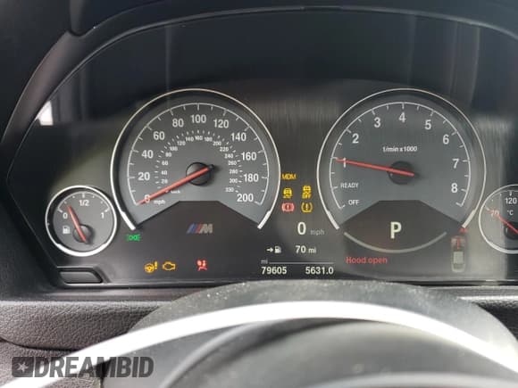 ✅ 2016 BMW M4 • VIN: WBS3R9C51GK708599 • Lot: 60246133. Listed on Copart with 79,605 mi. Free auction sales archive from the USA and detailed vehicle history report at DreamBid. Image 9.