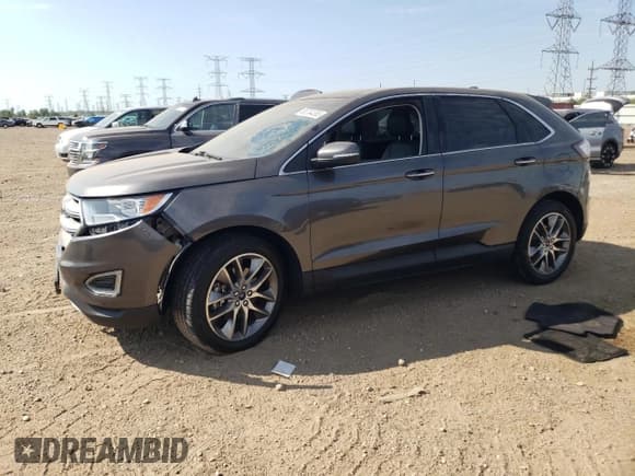 ✅ 2015 Ford Edge Titanium • VIN: 2FMTK4K8XFBB89907 • Lot: 80354365. Listed on Copart with 97,888 mi. Free auction sales archive from the USA and detailed vehicle history report at DreamBid. Image 1.
