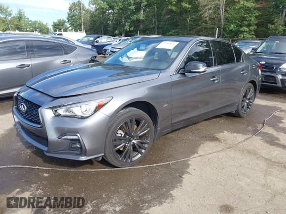✅ 2020 Infiniti Q50 Luxe • VIN: JN1EV7AP0LM204907 • Лот: 43299124. Опубликован ранее на IAAI с пробегом 81 692 миль. Бесплатный доступ к архиву аукционных продаж из США и подробный отчёт об истории автомобиля на DreamBid. Изображение 2.