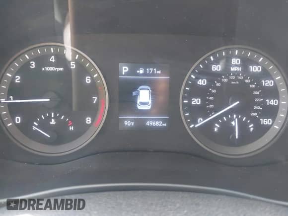 2019 Hyundai Tucson SEL z VIN KM8J33AL6KU980864, wystawiony jako IAAI lot #42551678 z przebiegiem 49 682 mil mil oraz . Historia ofert i sprzedaży dostępna na DreamBid. Obrazek 7.