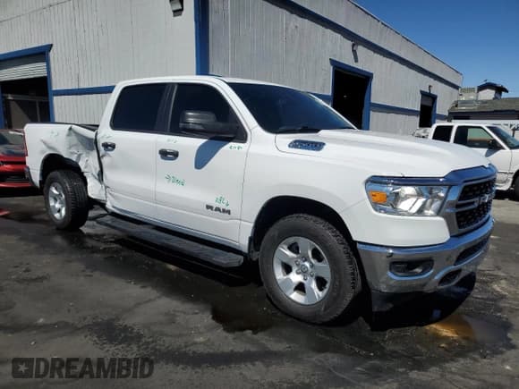 ✅ 2023 Ram 1500 Lone Star • VIN: 1C6SRFMT7PN535692 • Lot: 67076785. Listed on Copart with 25,160 mi. Free auction sales archive from the USA and detailed vehicle history report at DreamBid. Image 4.