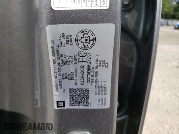 ✅ 2021 Chevrolet Colorado 4WD Z71 • VIN: 1GCGTDEN8M1241774 • Лот: 71227364. Опубликован ранее на Copart с пробегом 49 518 миль. Бесплатный доступ к архиву аукционных продаж из США и подробный отчёт об истории автомобиля на DreamBid. Изображение 12.