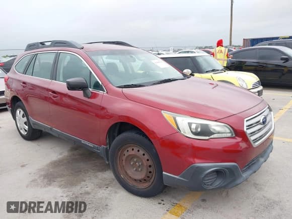 ✅ 2015 Subaru Outback 2.5i • VIN: 4S4BSBAC1F3324908 • Lot: 42418378. Listed on IAAI with 122,006 mi. Free auction sales archive from the USA and detailed vehicle history report at DreamBid. Image 1.