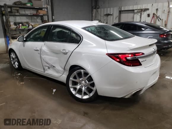 ✅ 2016 Buick Regal GS • VIN: 2G4GU5GX6G9195049 • Lot: 83912854. Listed on Copart with 79,487 mi. Free auction sales archive from the USA and detailed vehicle history report at DreamBid. Image 2.