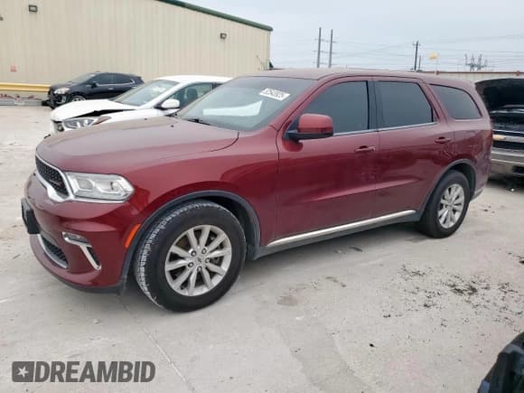 ✅ 2021 Dodge Durango SXT Plus • VIN: 1C4RDHAG8MC540769 • Lot: 52543925. Listed on Copart with 63,443 mi. Free auction sales archive from the USA and detailed vehicle history report at DreamBid. Image 1.