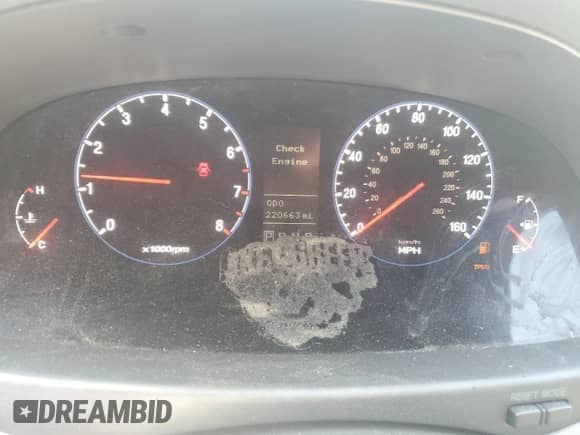 2008 Hyundai Azera Limited с VIN KMHFC46F98A303977, выставлен на аукционе Copart как лот 62328645 с пробегом 220 663 миль миль и Списание • Salvage title. История ставок и продаж доступна на DreamBid. Изображение 9.