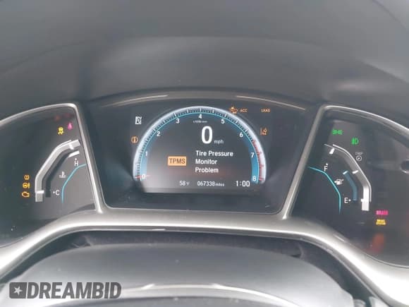 ✅ 2020 Honda Civic EX-L • VIN: 19XFC1F76LE012810 • Lot: 43540547. Listed on IAAI with 67,338 mi. Free auction sales archive from the USA and detailed vehicle history report at DreamBid. Image 7.