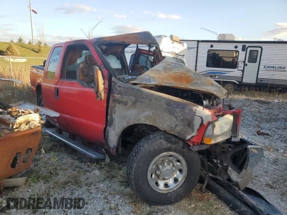 ✅ 2004 Ford F-250 XL • VIN: 1FTNX20L94EB37146 • Lot: 73133214. Listed on Copart with Not provided. Free auction sales archive from the USA and detailed vehicle history report at DreamBid. Image 4.