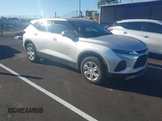 2021 Chevrolet Blazer LT with VIN 3GNKBCR4XMS566635, listed as a IAAI auction lot 43414254 with 14,411 mi miles and . Bid and sale history available at DreamBid. Image 1.