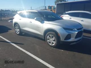 ✅ 2021 Chevrolet Blazer LT • VIN: 3GNKBCR4XMS566635 • Lot: 43414254. Listed on IAAI with 14,411 mi. Free auction sales archive from the USA and detailed vehicle history report at DreamBid. Image 1.