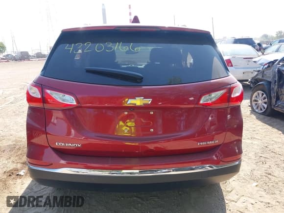 ✅ 2019 Chevrolet Equinox Premier • VIN: 2GNAXNEV4K6148056 • Lot: 43203166. Listed on IAAI with 66,972 mi. Free auction sales archive from the USA and detailed vehicle history report at DreamBid. Image 16.