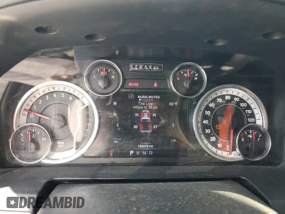 ✅ 2016 Ram 1500 Laramie • VIN: 1C6RR7NT6GS191647 • Lot: 86646675. Listed on Copart with 156,918 mi. Free auction sales archive from the USA and detailed vehicle history report at DreamBid. Image 9.